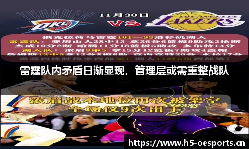 雷霆队内矛盾日渐显现，管理层或需重整战队