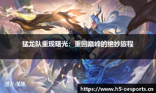 猛龙队重现曙光：重回巅峰的绝妙旅程